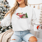 Tis The Season Santa Design - Christmas Unisex Crewneck T-Shirt Sweatshirt Hoodie