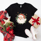 Winking Santa Claus Design - Christmas Unisex Crewneck T-Shirt Sweatshirt Hoodie