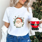 Winking Santa Claus Design - Christmas Unisex Crewneck T-Shirt Sweatshirt Hoodie