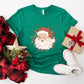 Winking Santa Claus Design - Christmas Unisex Crewneck T-Shirt Sweatshirt Hoodie