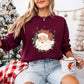 Winking Santa Claus Design - Christmas Unisex Crewneck T-Shirt Sweatshirt Hoodie