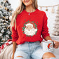 Winking Santa Claus Design - Christmas Unisex Crewneck T-Shirt Sweatshirt Hoodie