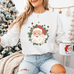 Winking Santa Claus Design - Christmas Unisex Crewneck T-Shirt Sweatshirt Hoodie