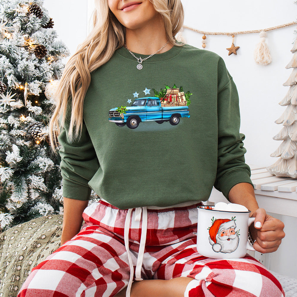 Christmas Gift Car  Design - Christmas Unisex Crewneck T-Shirt Sweatshirt Hoodie