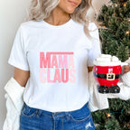 Pink Mama Claus Design - Christmas Unisex Crewneck T-Shirt Sweatshirt Hoodie