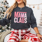 Pink Mama Claus Design - Christmas Unisex Crewneck T-Shirt Sweatshirt Hoodie