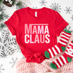 Pink Mama Claus Design - Christmas Unisex Crewneck T-Shirt Sweatshirt Hoodie