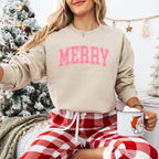 Pink Merry Design - Christmas Unisex Crewneck T-Shirt Sweatshirt Hoodie