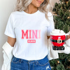 Pink Mini Claus Design - Christmas Unisex Crewneck T-Shirt Sweatshirt Hoodie