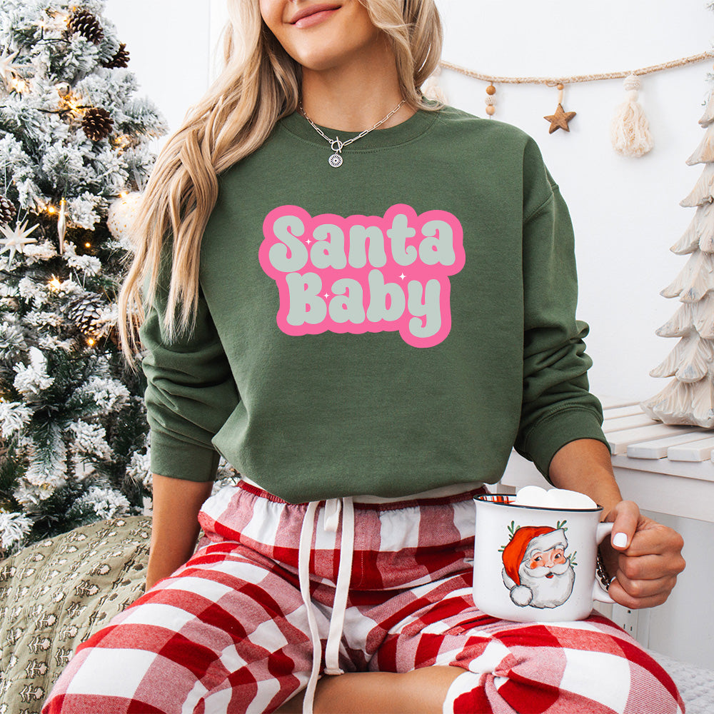 Santa Baby - Christmas Unisex Crewneck T-Shirt Sweatshirt Hoodie