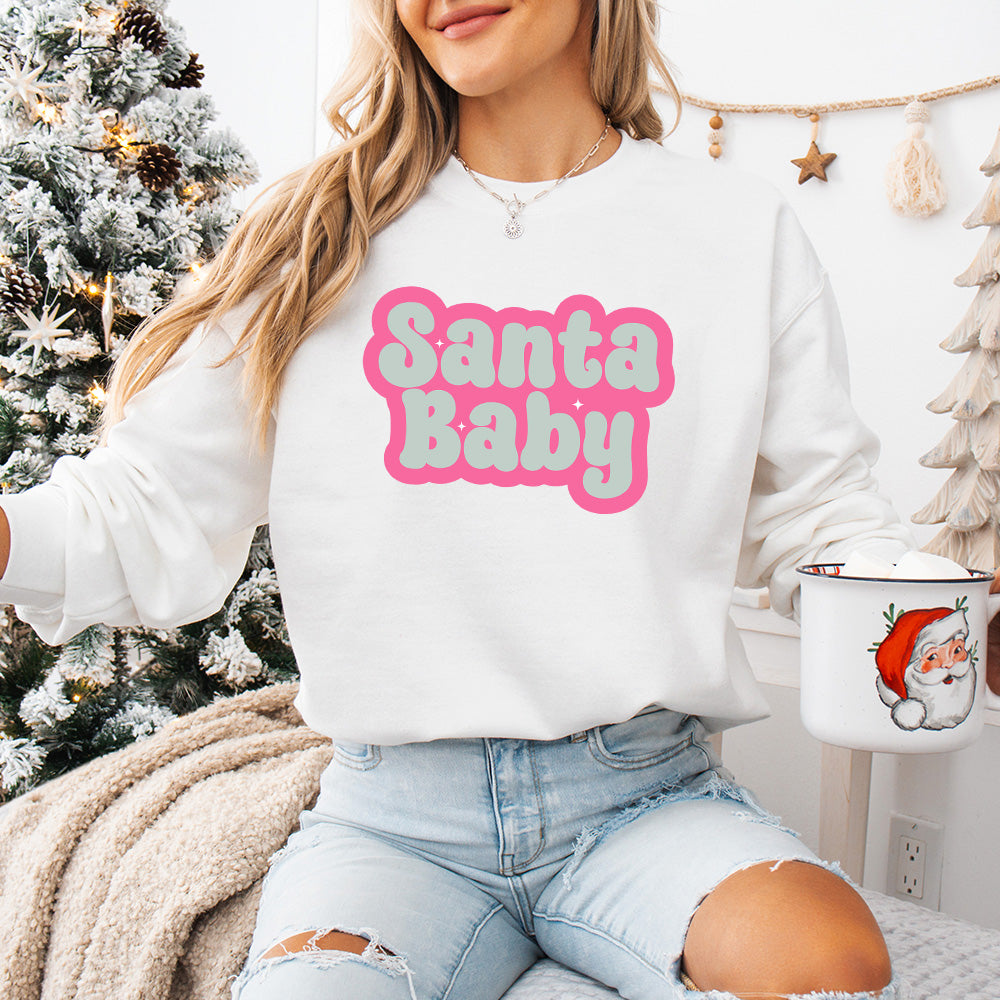 Santa Baby - Christmas Unisex Crewneck T-Shirt Sweatshirt Hoodie