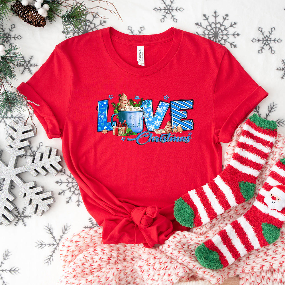 Love Christmas Design - Christmas Unisex Crewneck T-Shirt Sweatshirt Hoodie