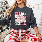 Mama Santa Claus Design - Christmas Unisex Crewneck T-Shirt Sweatshirt Hoodie