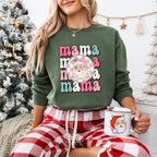 Mama Santa Claus Design - Christmas Unisex Crewneck T-Shirt Sweatshirt Hoodie