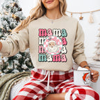Mama Santa Claus Design - Christmas Unisex Crewneck T-Shirt Sweatshirt Hoodie