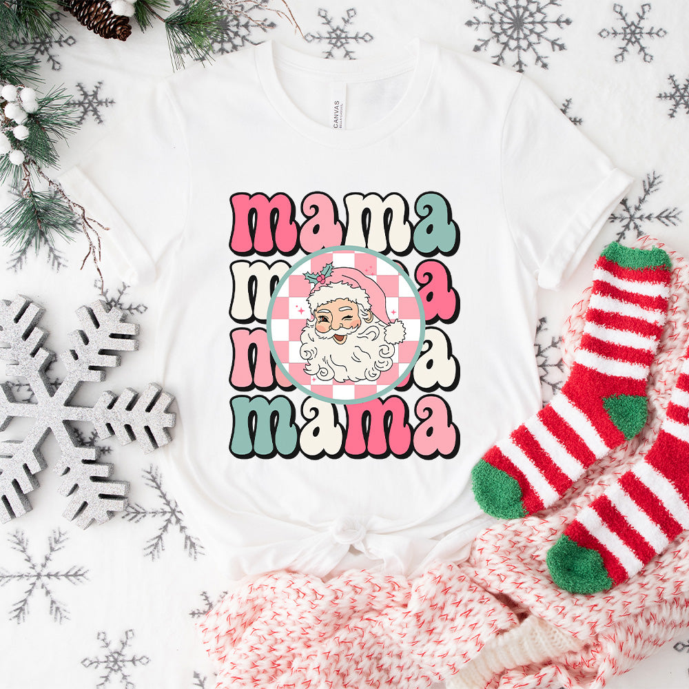 Mama Santa Claus Design - Christmas Unisex Crewneck T-Shirt Sweatshirt Hoodie