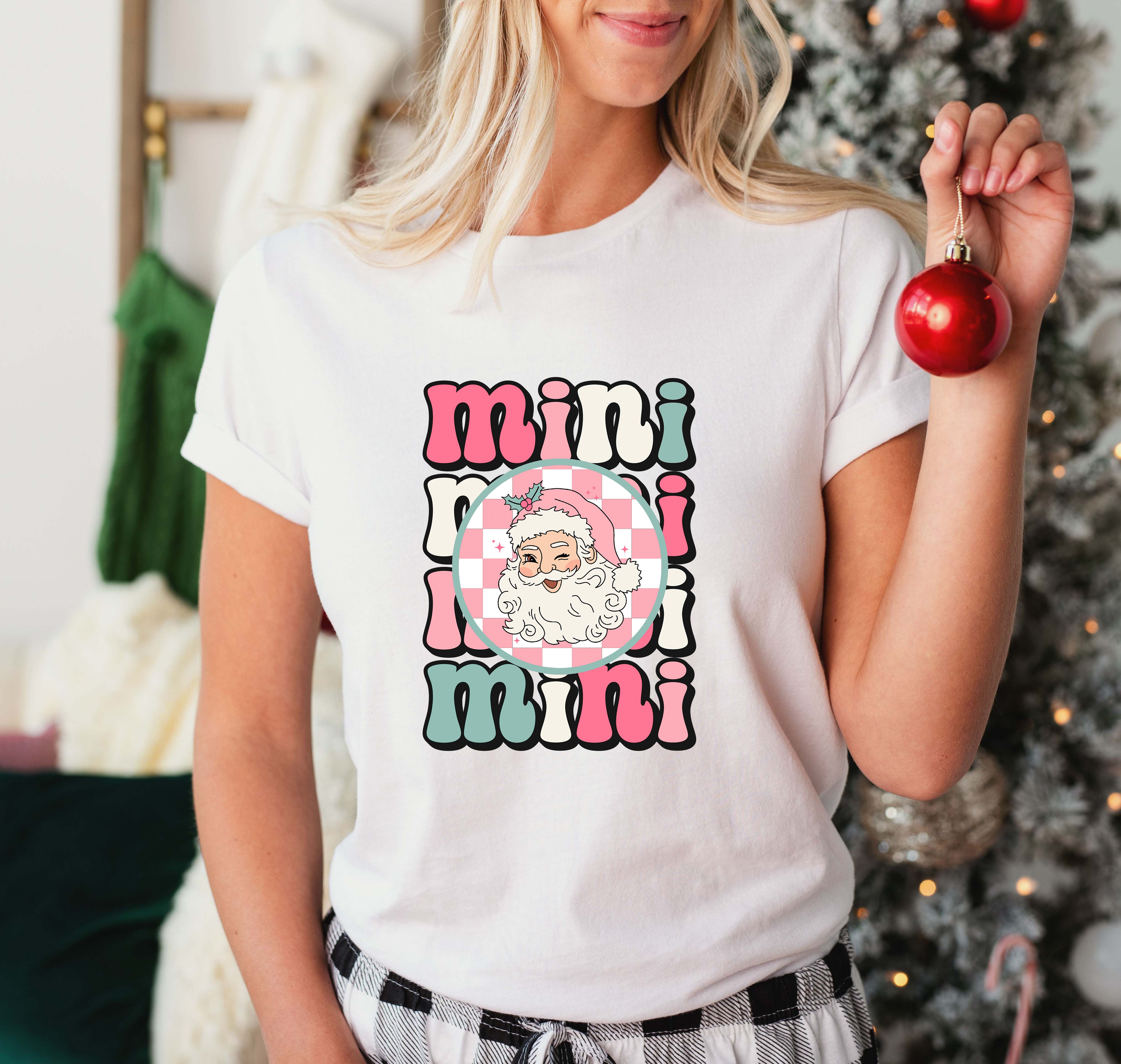 Mini Santa Claus Design - Christmas Unisex Crewneck T-Shirt Sweatshirt Hoodie