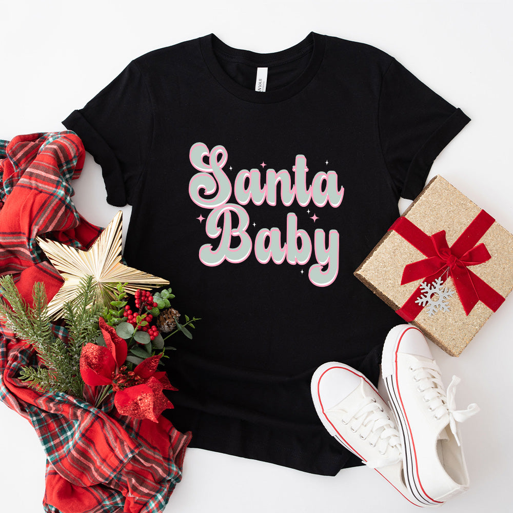 Santa Baby Design - Christmas Unisex Crewneck T-Shirt Sweatshirt Hoodie