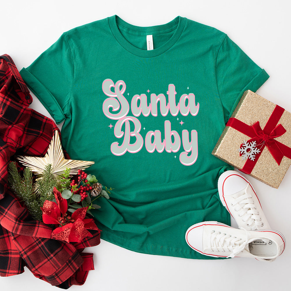 Santa Baby Design - Christmas Unisex Crewneck T-Shirt Sweatshirt Hoodie