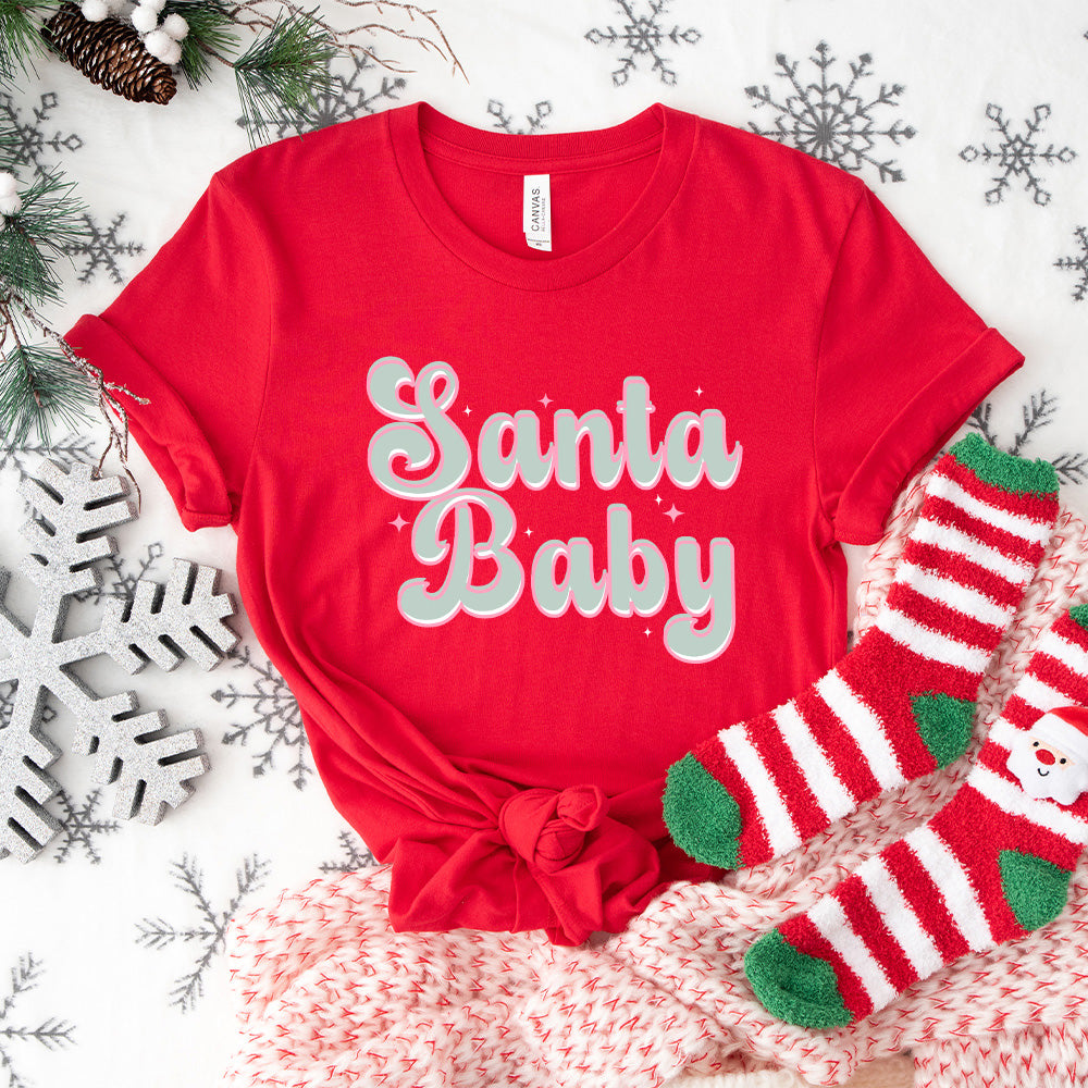 Santa Baby Design - Christmas Unisex Crewneck T-Shirt Sweatshirt Hoodie