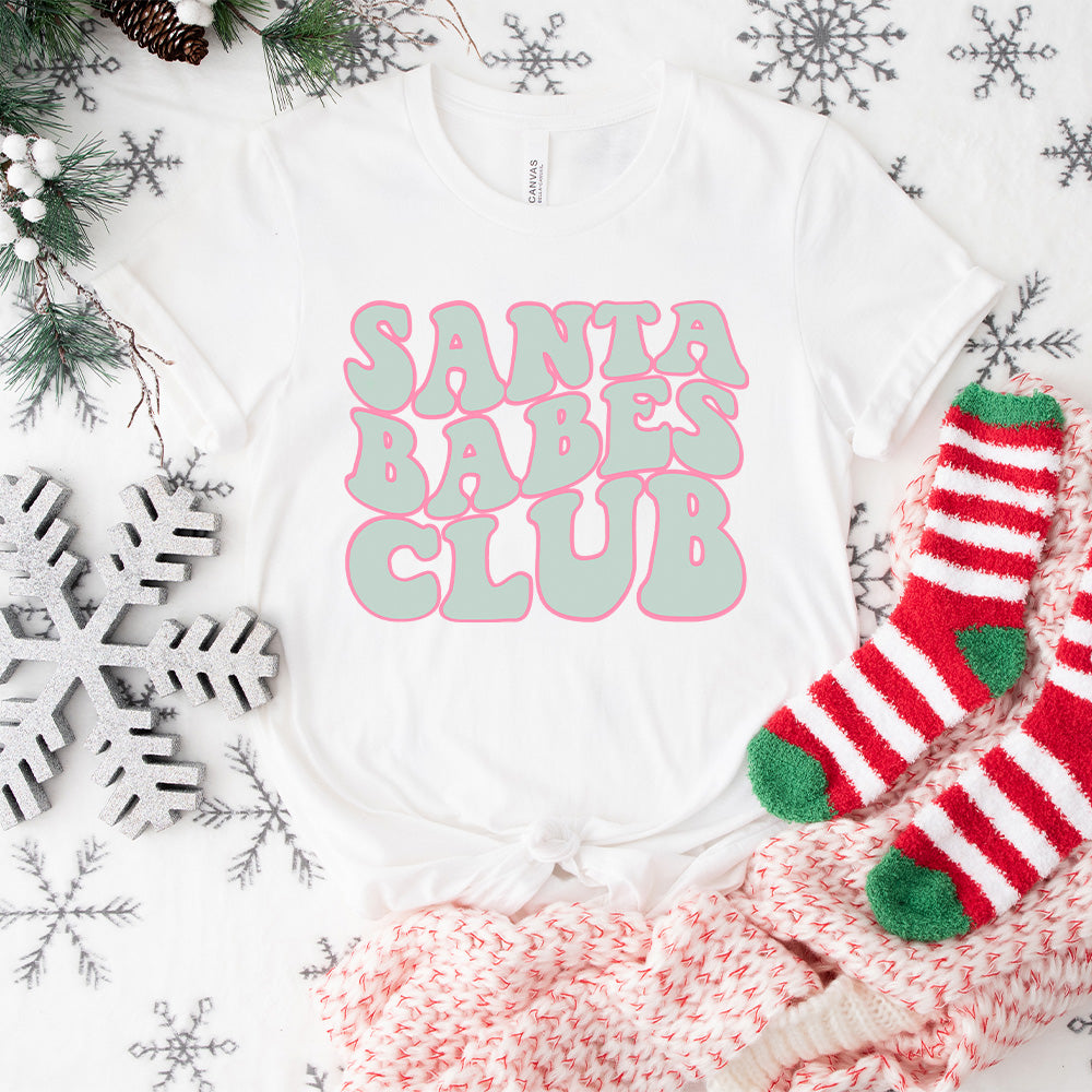Santa Babes Club - Christmas Unisex Crewneck T-Shirt Sweatshirt Hoodie