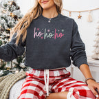 Ho Ho Ho Sprinkles Snowflakes Design - Christmas Unisex Crewneck T-Shirt Sweatshirt Hoodie