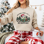 Nothing Runs Like a Reindeere Design - Christmas Unisex Crewneck T-Shirt Sweatshirt Hoodie