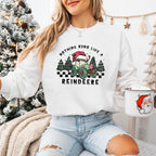 Nothing Runs Like a Reindeere Design - Christmas Unisex Crewneck T-Shirt Sweatshirt Hoodie
