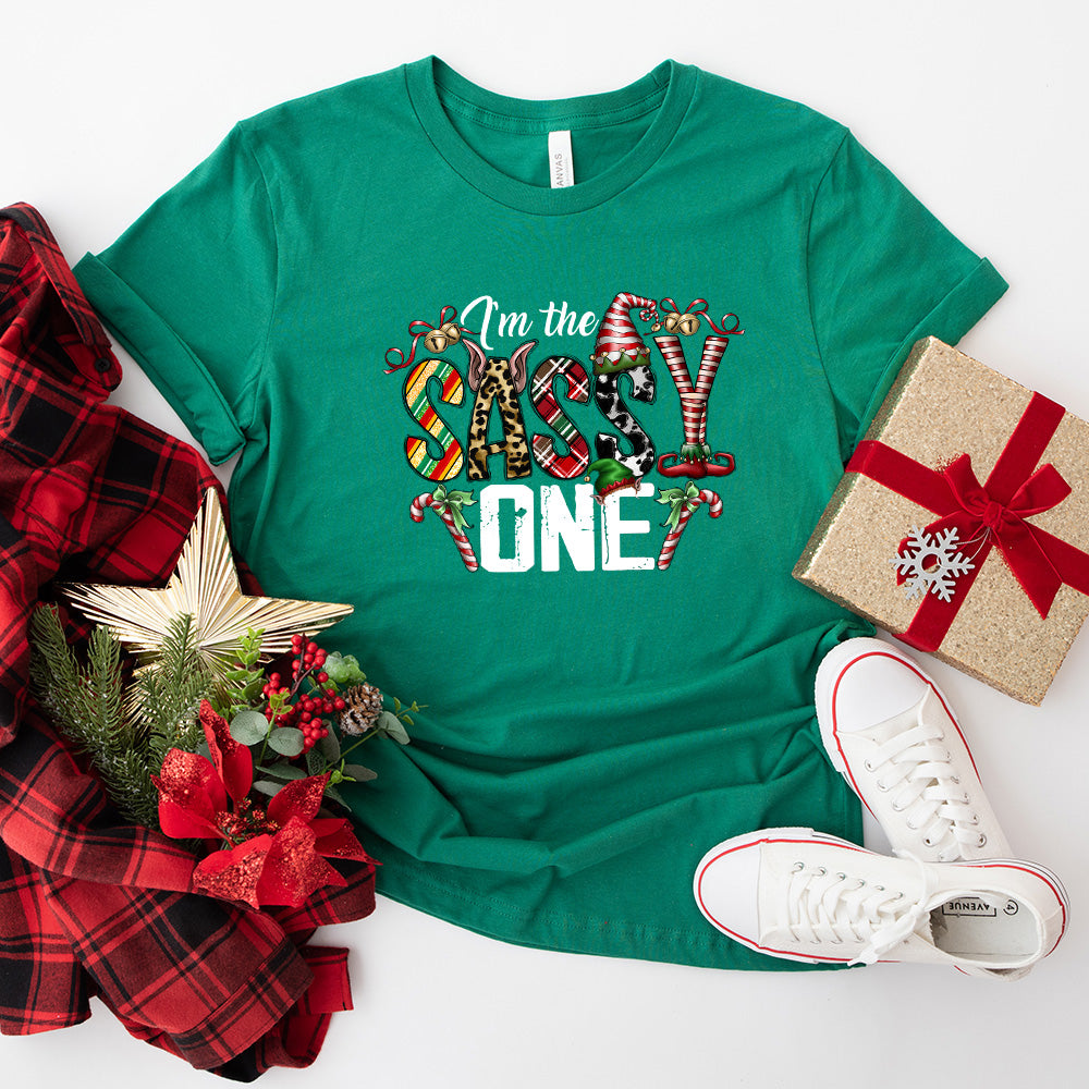I'm The Sassy One - Christmas Unisex Crewneck T-Shirt Sweatshirt Hoodie
