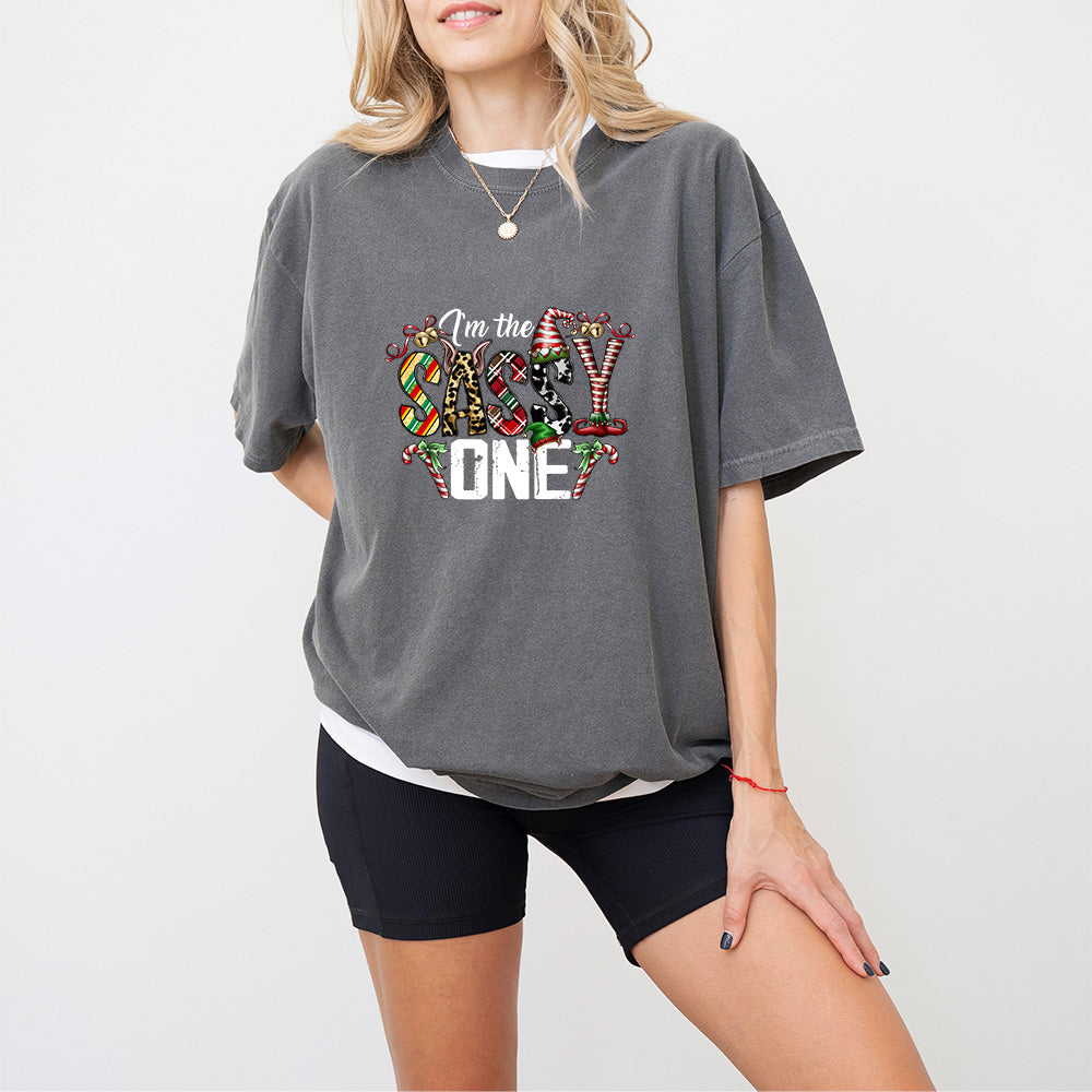 I'm The Sassy One - Christmas Unisex Crewneck T-Shirt Sweatshirt Hoodie