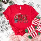 I Run On Hot Cocoa And Christmas Cheer - Christmas Unisex Crewneck T-Shirt Sweatshirt Hoodie
