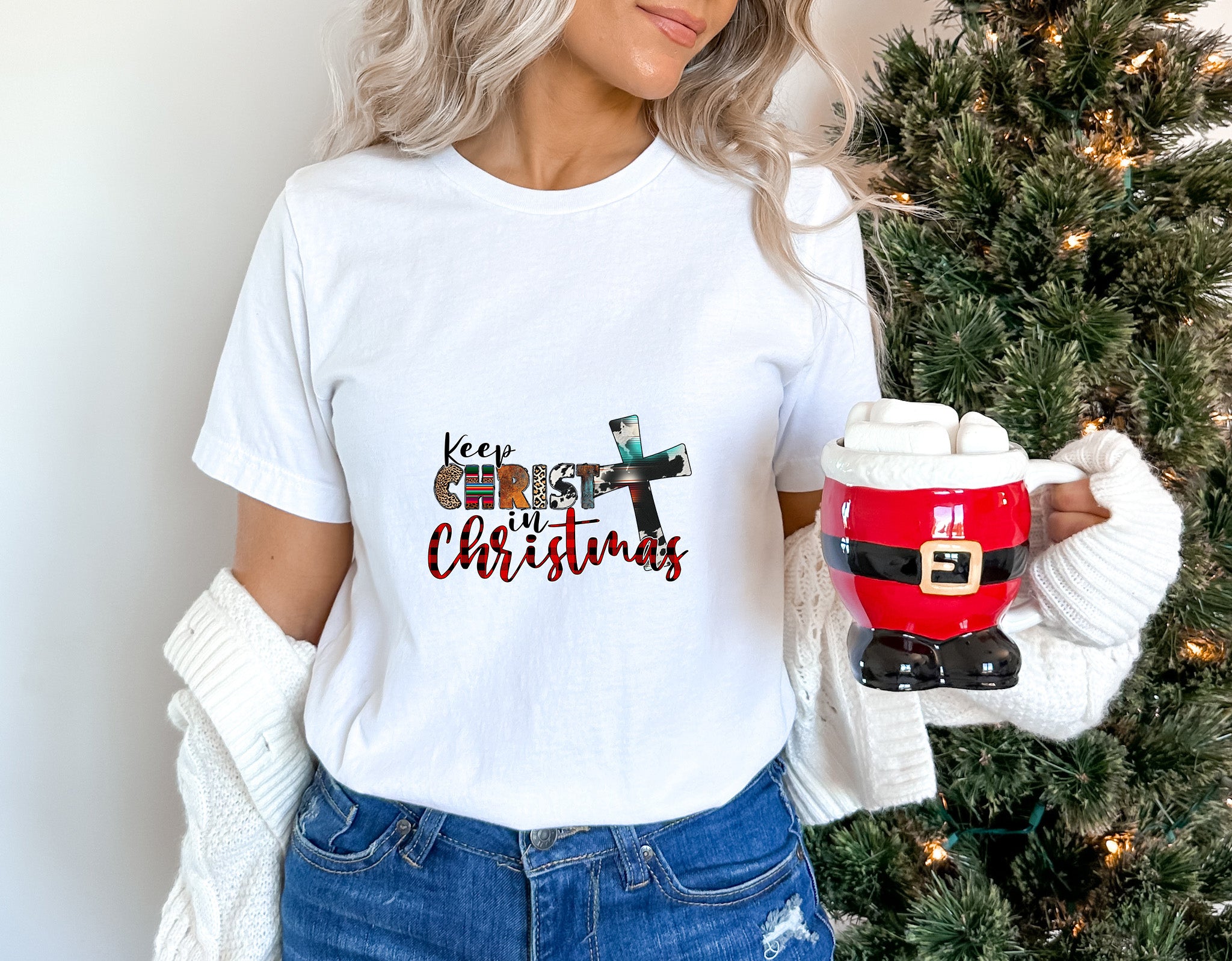 Keep Christ In Christmas - Christmas Unisex Crewneck T-Shirt Sweatshirt Hoodie