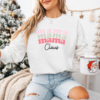 Mama Mama Claus - Christmas Unisex Crewneck T-Shirt Sweatshirt Hoodie