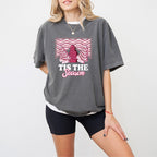 Tis The Season Pink Trees Design - Christmas Unisex Crewneck T-Shirt Sweatshirt Hoodie