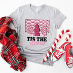 Tis The Season Pink Trees Design - Christmas Unisex Crewneck T-Shirt Sweatshirt Hoodie