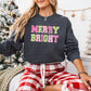 Merry And Bright - Christmas Unisex Crewneck T-Shirt Sweatshirt Hoodie