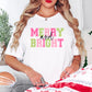 Merry And Bright - Christmas Unisex Crewneck T-Shirt Sweatshirt Hoodie