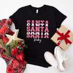 Pink Santa Baby Design - Christmas Unisex Crewneck T-Shirt Sweatshirt Hoodie