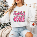 All I Want For Christmas is a Care Design - Christmas Unisex Crewneck T-Shirt Sweatshirt Hoodie