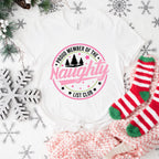 Proud Member Of Naughty List Club - Christmas Unisex Crewneck T-Shirt Sweatshirt Hoodie
