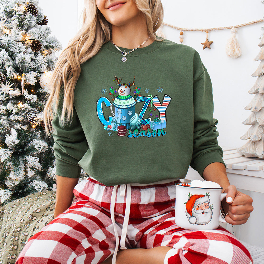 Cozy Season Design - Christmas Unisex Crewneck T-Shirt Sweatshirt Hoodie