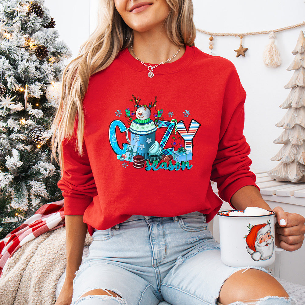 Cozy Season Design - Christmas Unisex Crewneck T-Shirt Sweatshirt Hoodie