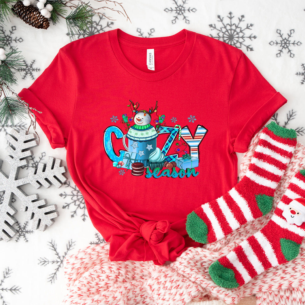 Cozy Season Design - Christmas Unisex Crewneck T-Shirt Sweatshirt Hoodie