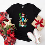 HO HO HO Snowman Design - Christmas Unisex Crewneck T-Shirt Sweatshirt Hoodie