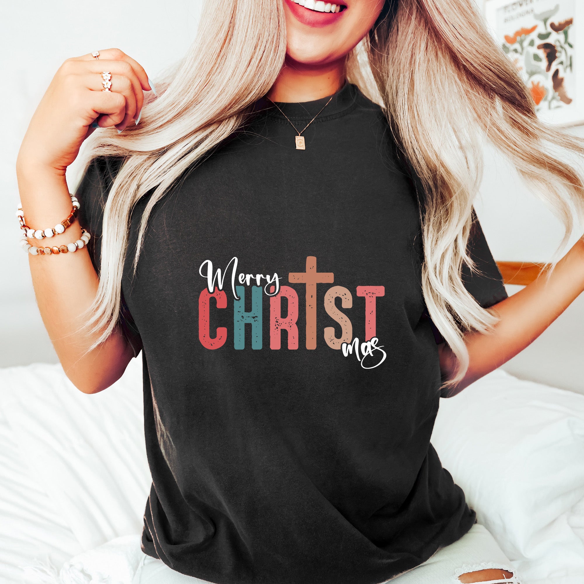 Merry Christ mas - Christmas Unisex Crewneck T-Shirt Sweatshirt Hoodie