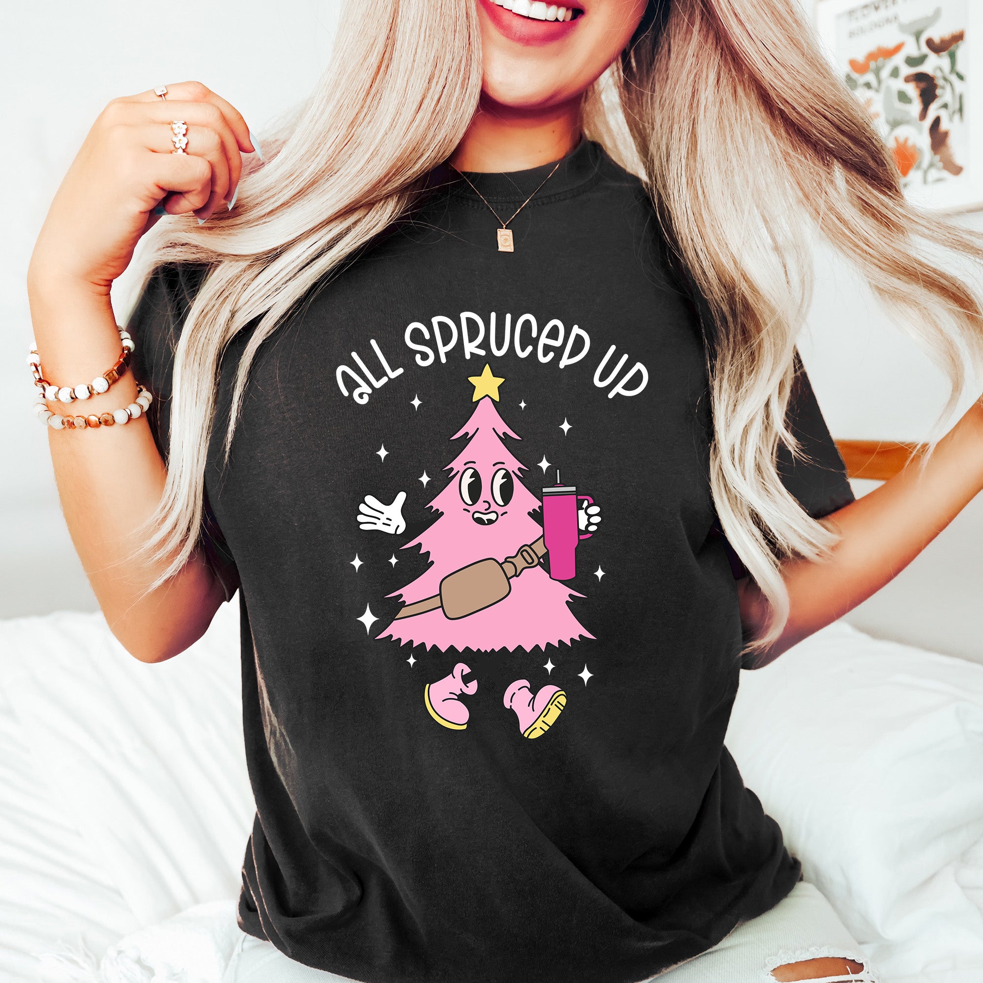 All Spruced Up - Christmas Unisex Crewneck T-Shirt Sweatshirt Hoodie