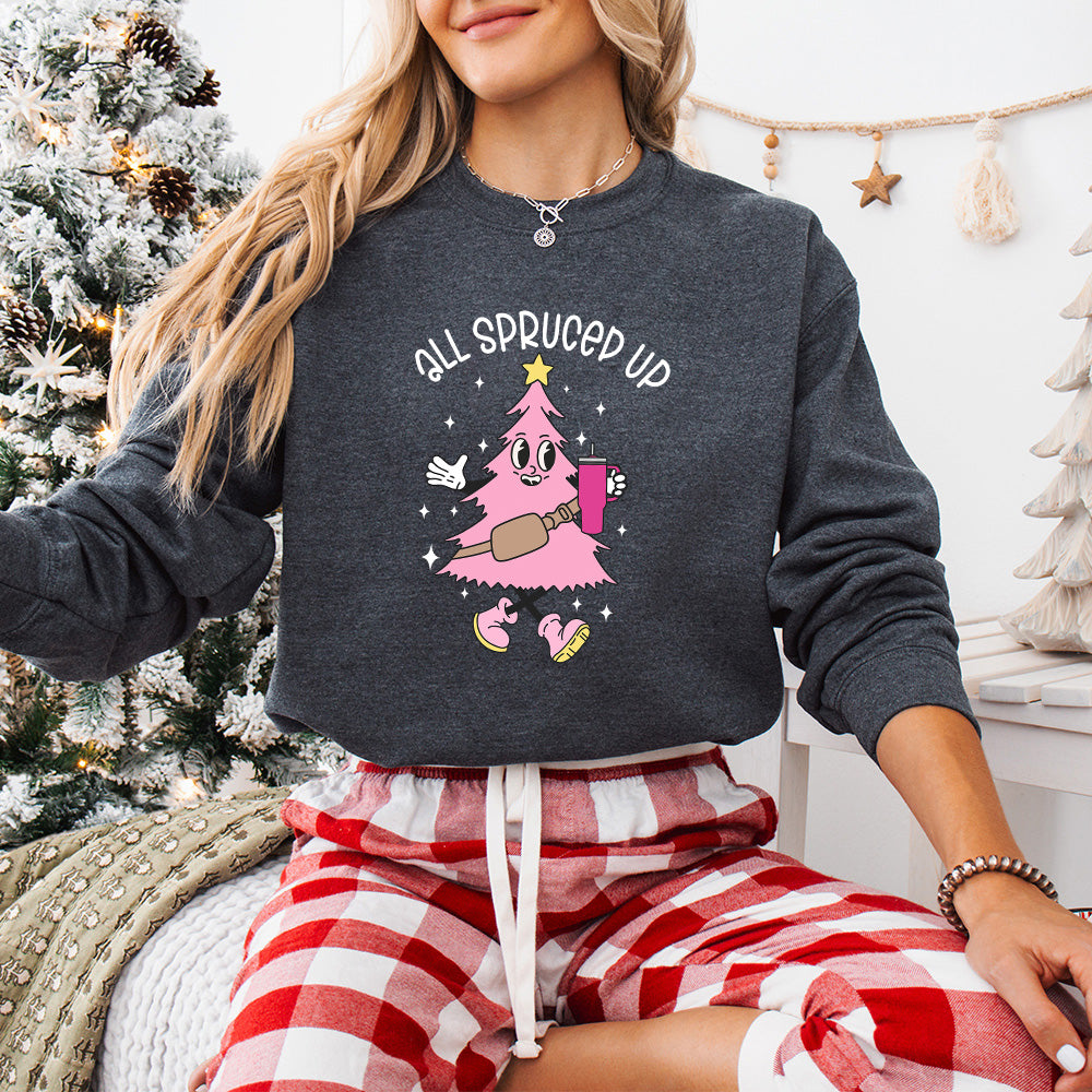 All Spruced Up - Christmas Unisex Crewneck T-Shirt Sweatshirt Hoodie