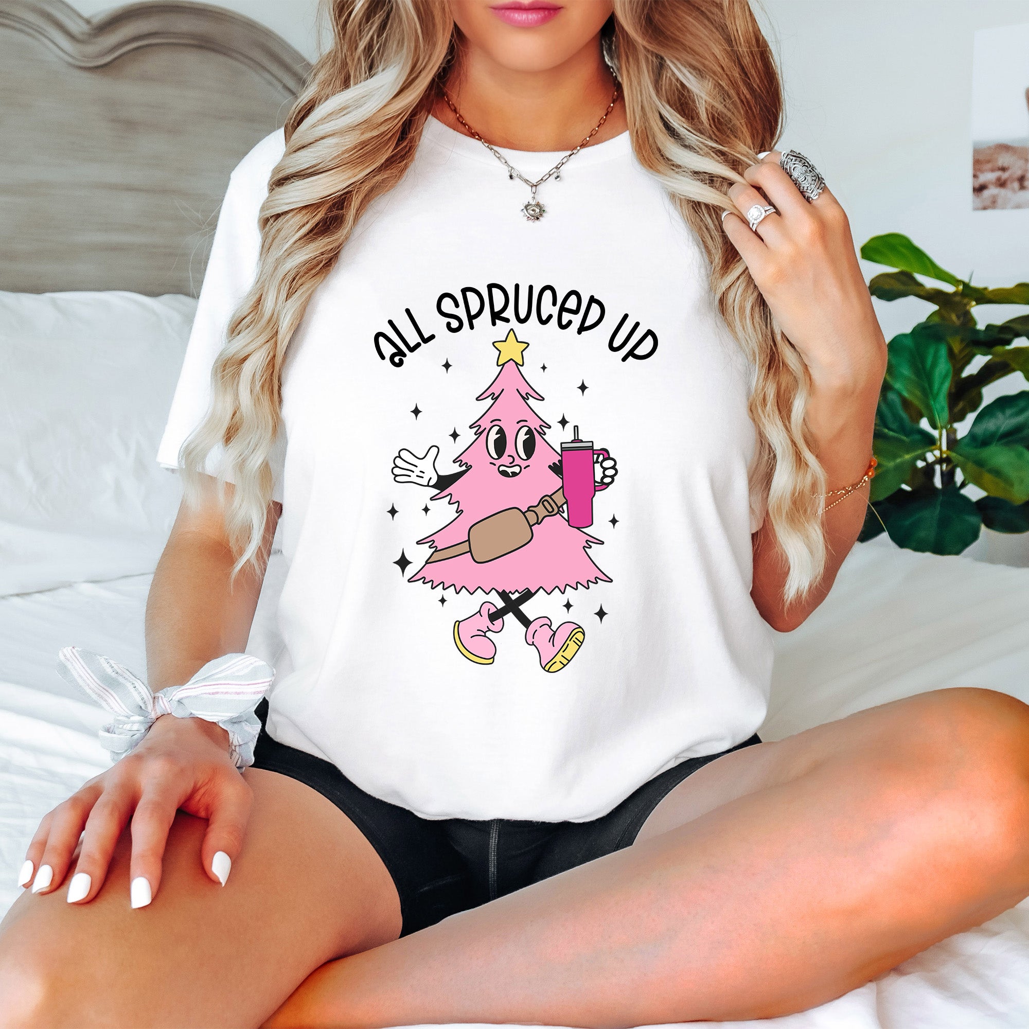 All Spruced Up - Christmas Unisex Crewneck T-Shirt Sweatshirt Hoodie