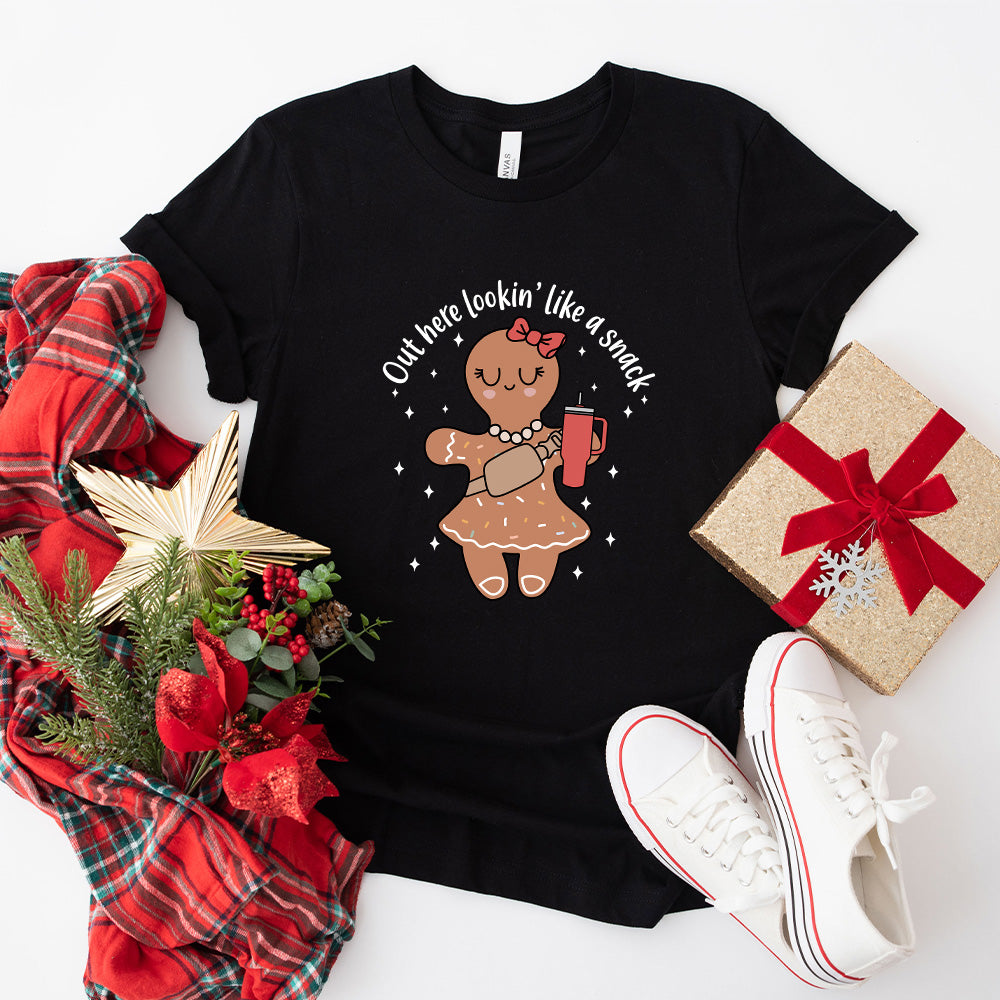 Out Here Looking Like A Snack - Christmas Unisex Crewneck T-Shirt Sweatshirt Hoodie