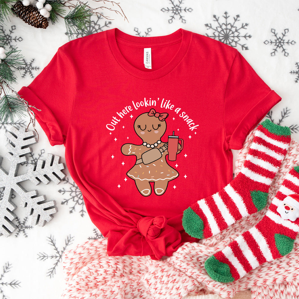 Out Here Looking Like A Snack - Christmas Unisex Crewneck T-Shirt Sweatshirt Hoodie
